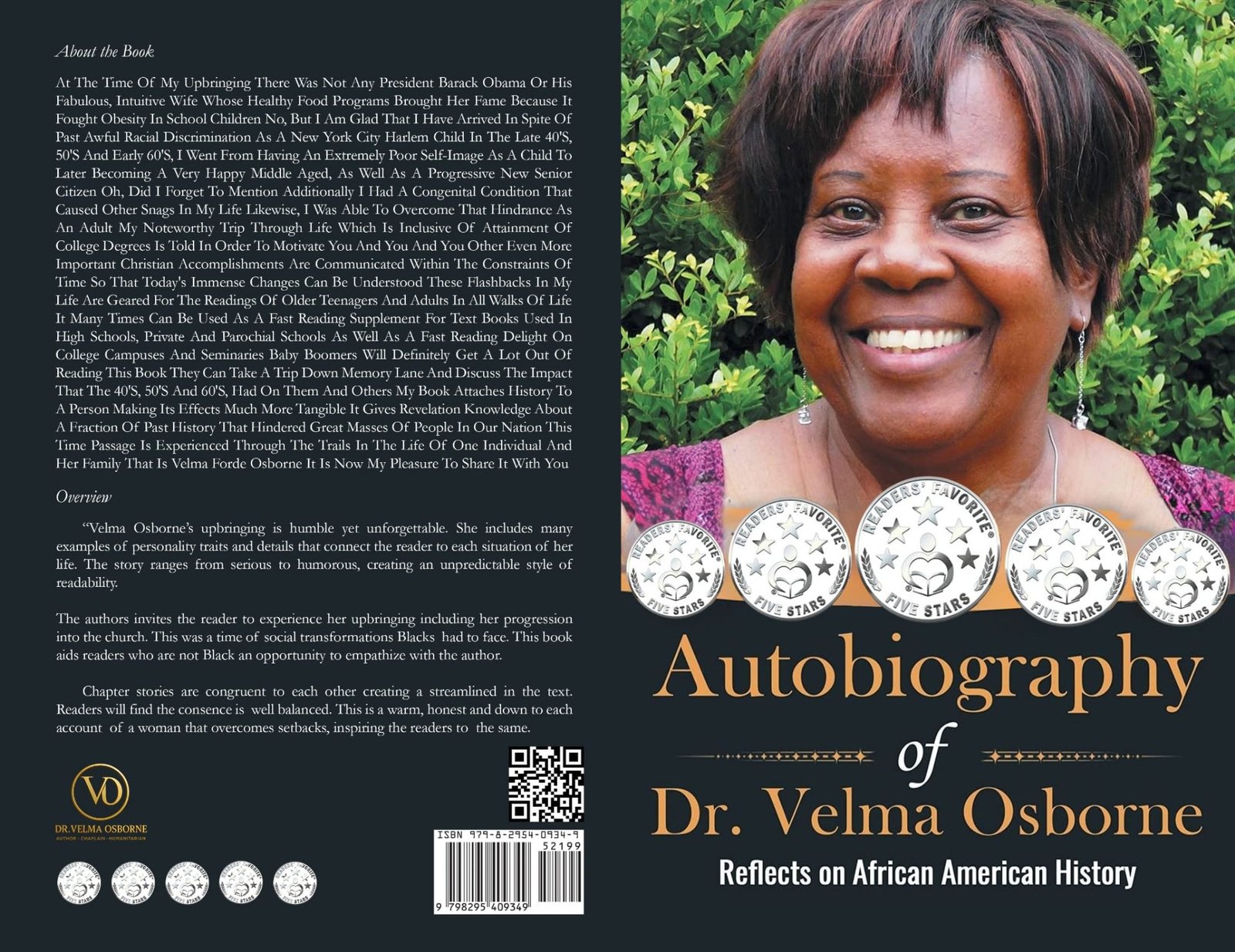 Autobiography of Dr. Velma Osborne book cover